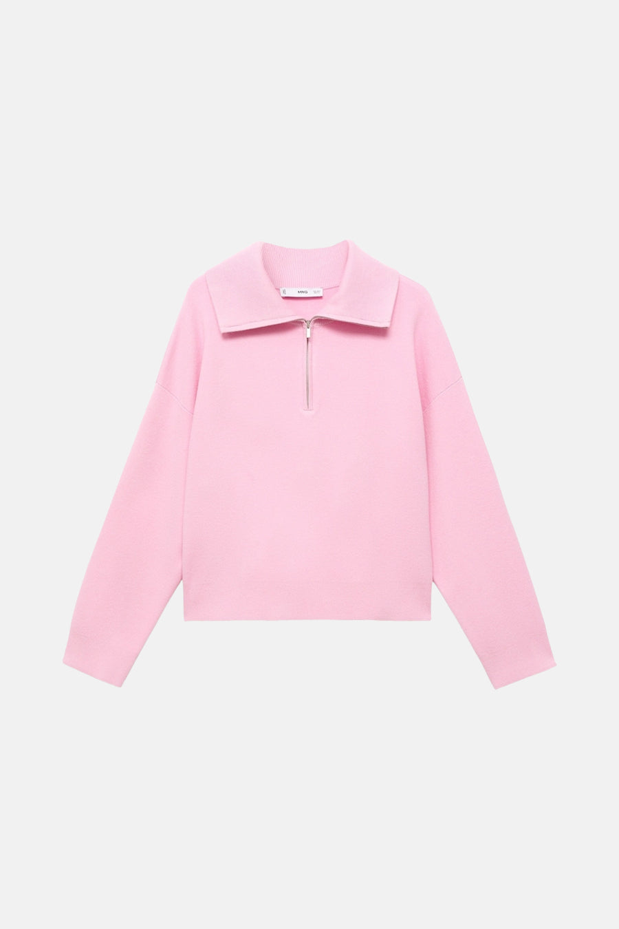 Pull à col roulé - rose - MANGO