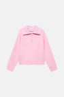 Pull à col roulé - rose