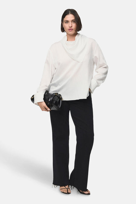 Blouse (lange mouwen) wit - MANGO