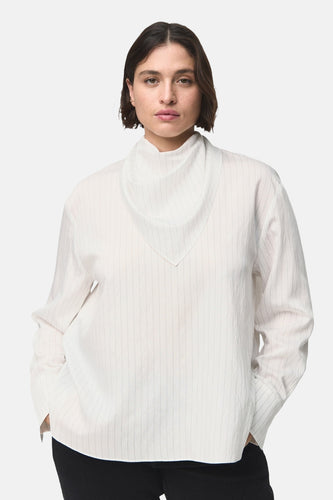Blouse met lange mouwen - wit