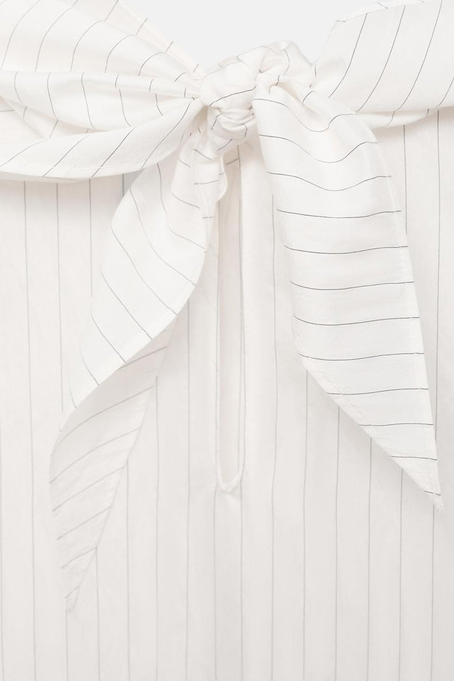 Blouse met lange mouwen - wit - MANGO - 5