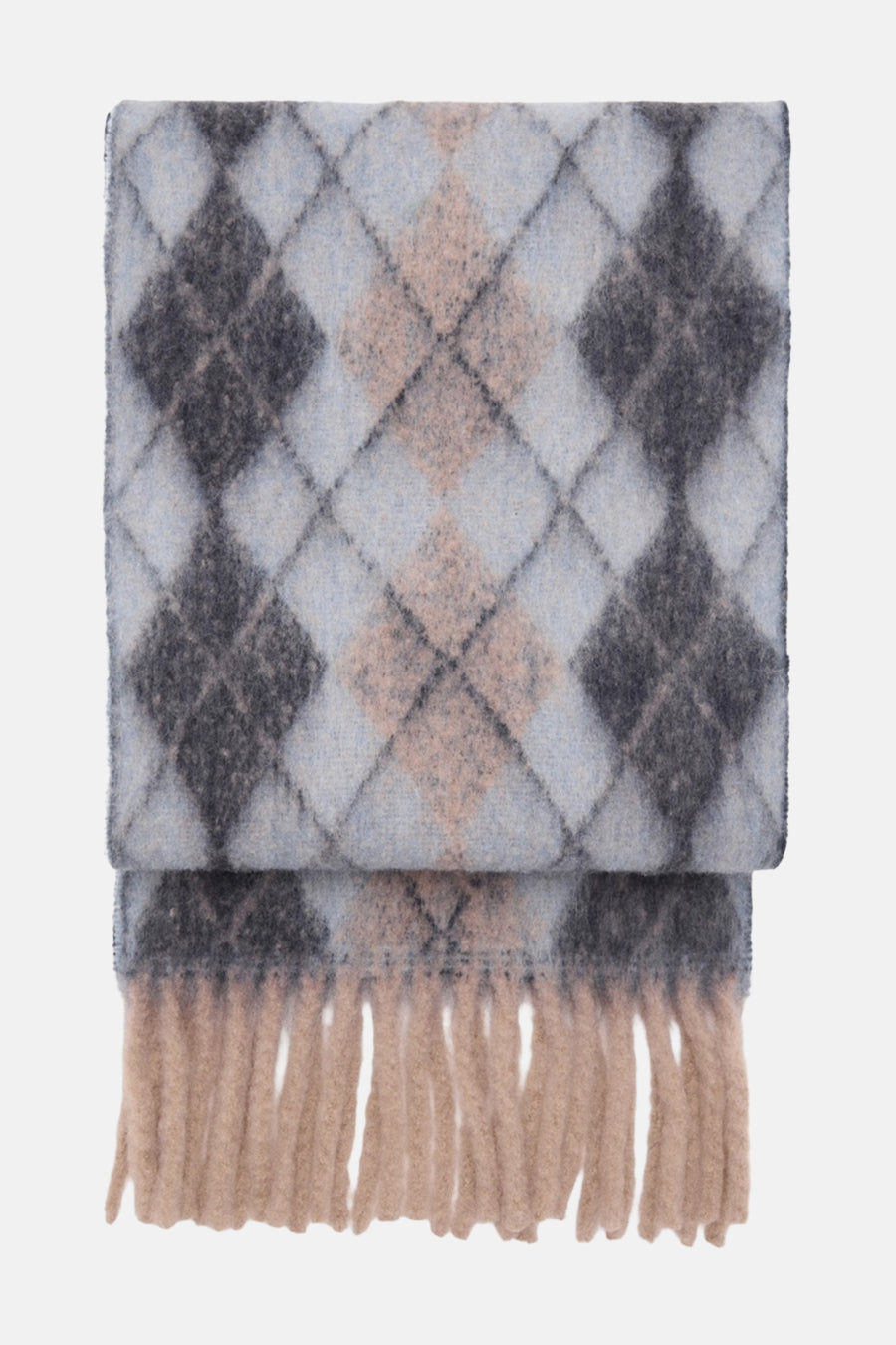 Sjaal - blauw - MANGO - 4