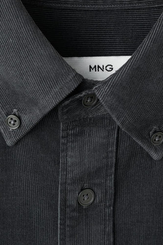 Korte jas - blauw - MANGO - 4