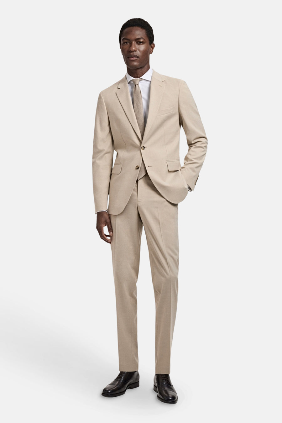 Blazer - beige - MANGO