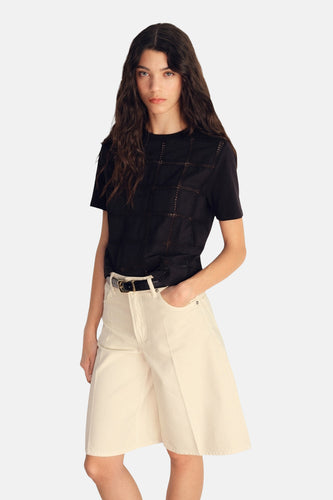 T-shirt à manches courtes - noir - Mango