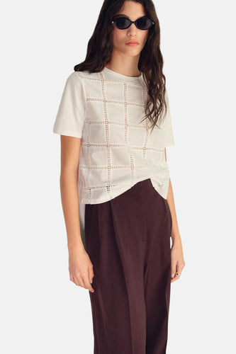 T-shirt à manches courtes - blanc - MANGO