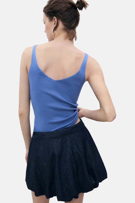 Tanktop Blauw - MANGO