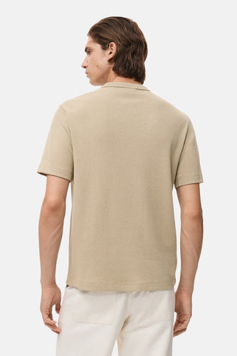 T-shirt met korte mouwen - beige - MANGO - 6