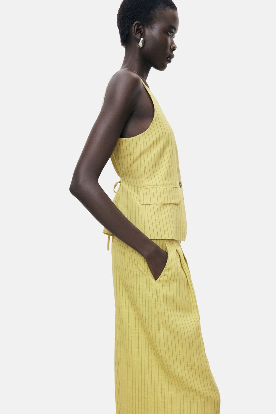 Broek - Groen - MANGO