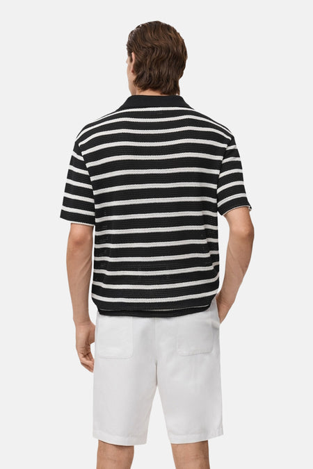 Polo met korte mouwen - zwart
