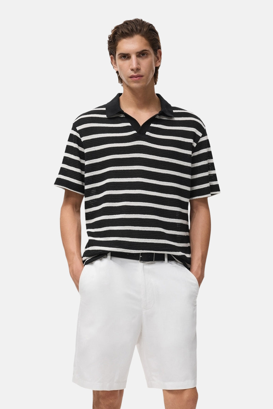 Polo met korte mouwen - zwart - MANGO