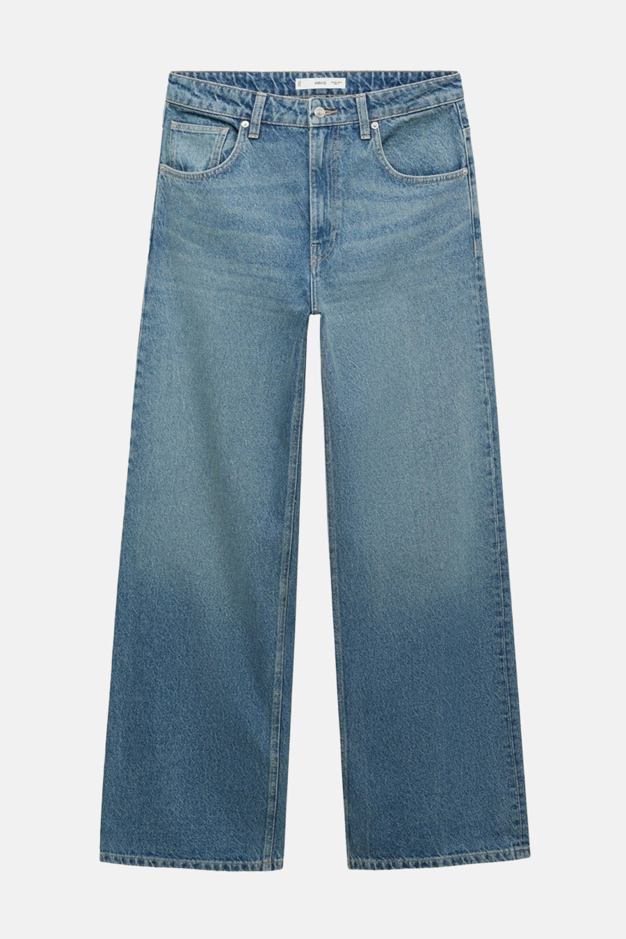 NIKI - mid blue denim - MANGO