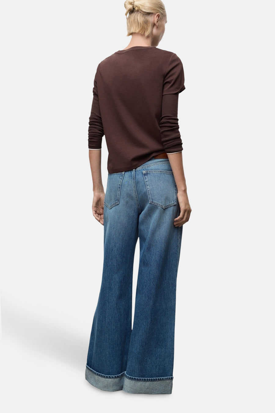 CARLOTA - mid blue denim - MANGO