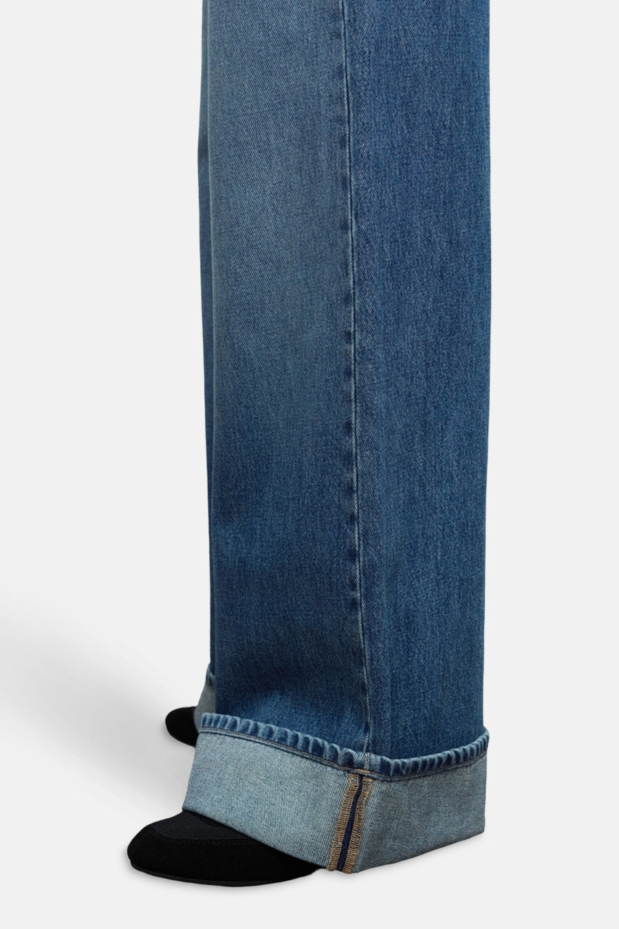CARLOTA - mid blue denim - MANGO