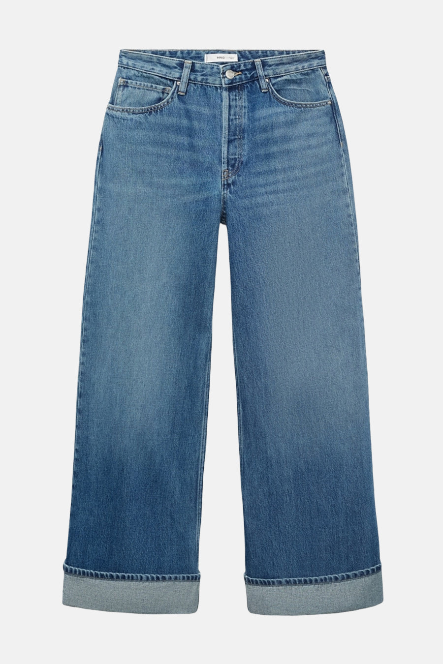 CARLOTA - mid blue denim - MANGO