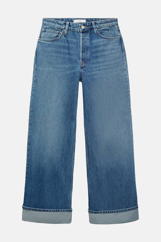 CARLOTA - mid blue denim - MANGO