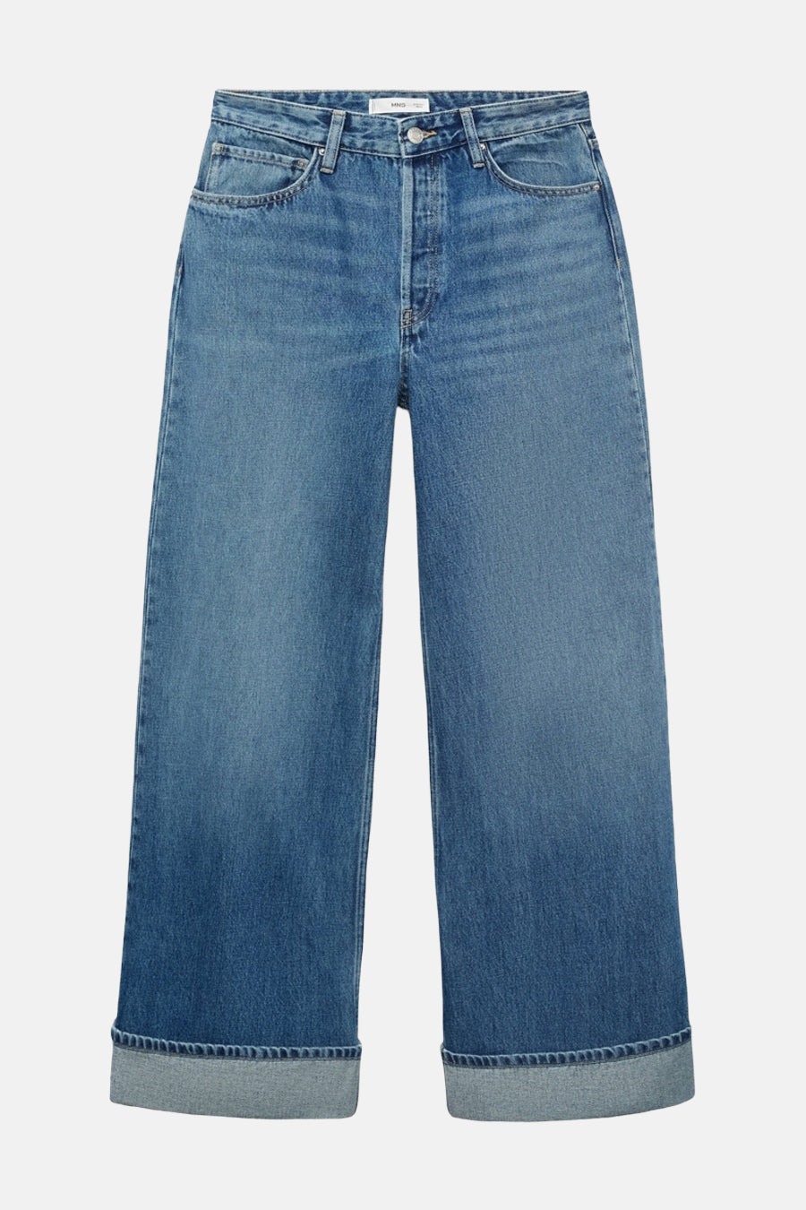 CARLOTA - mid blue denim - MANGO