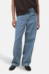 Jeans straight Mid blue denim - MANGO