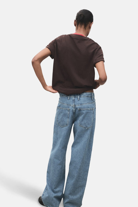 DAVINA - mid blue denim