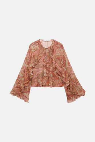 Blouse (lange mouwen) multicolor - MANGO - MANGO - 5