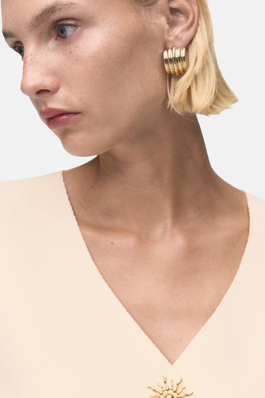 Gilet - ecru - MANGO - 4