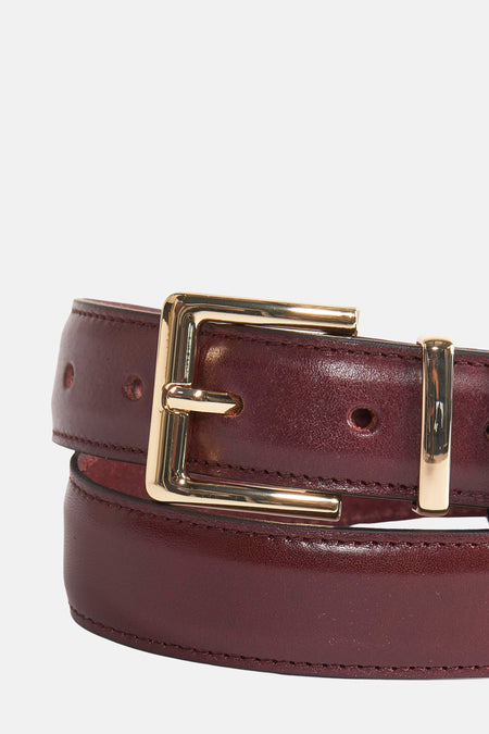 Ceinture Bordeaux - MANGO