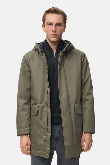 Korte jas - khaki