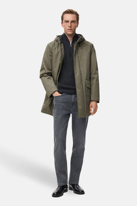 Korte jas - khaki