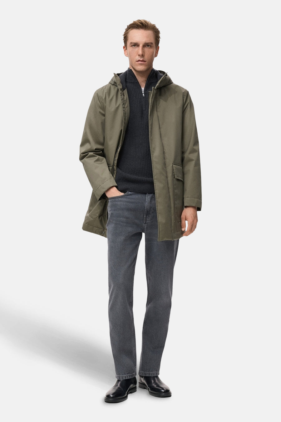 Korte jas - khaki - MANGO - 2