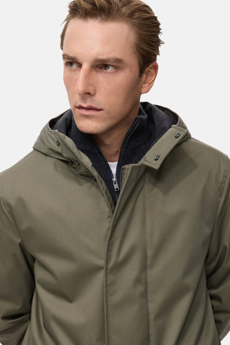 Korte jas - khaki