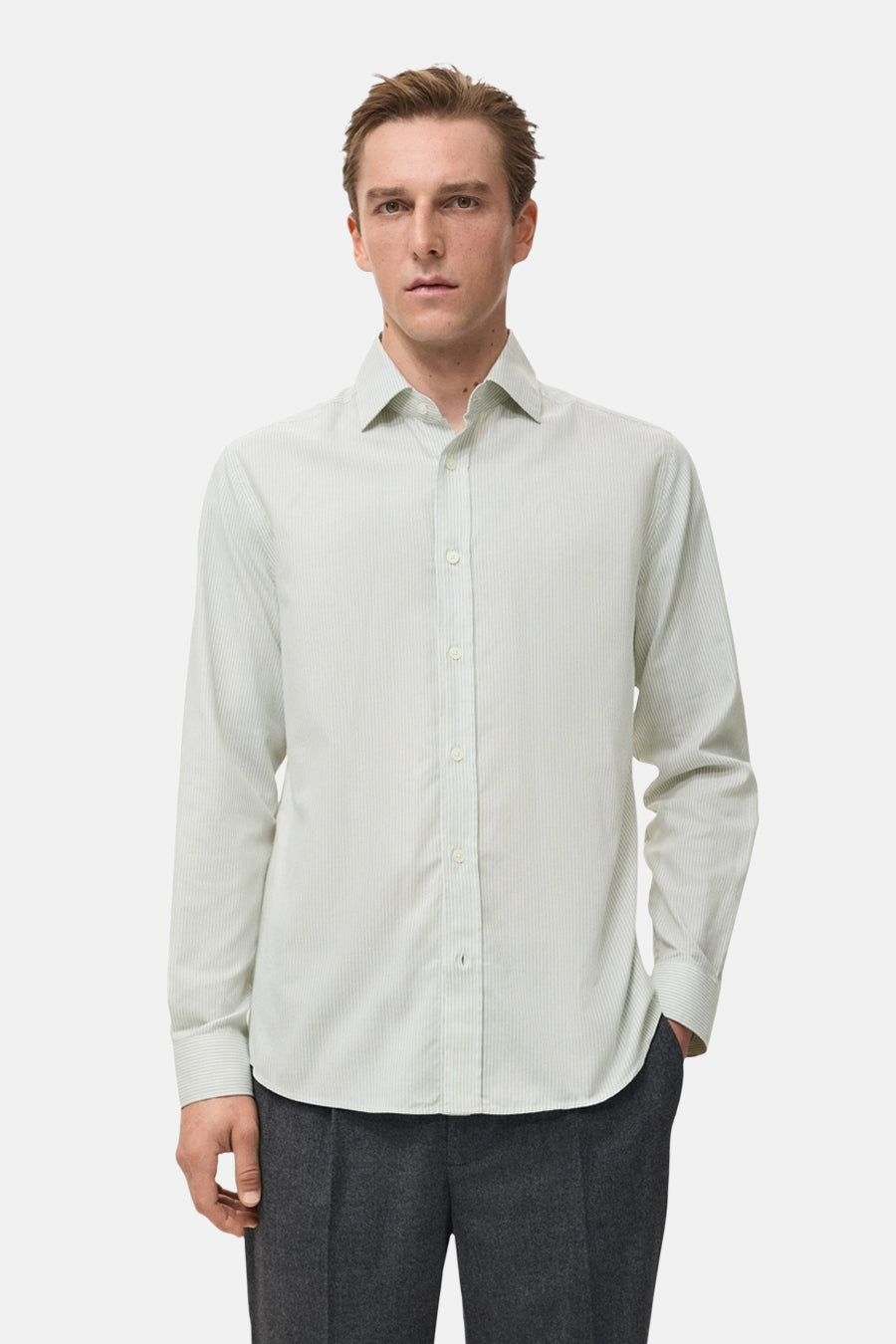 Chemise à manches longues - vert