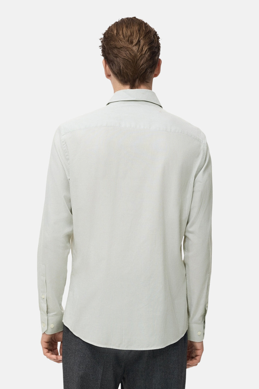 Chemise à manches longues - vert - MANGO - 3