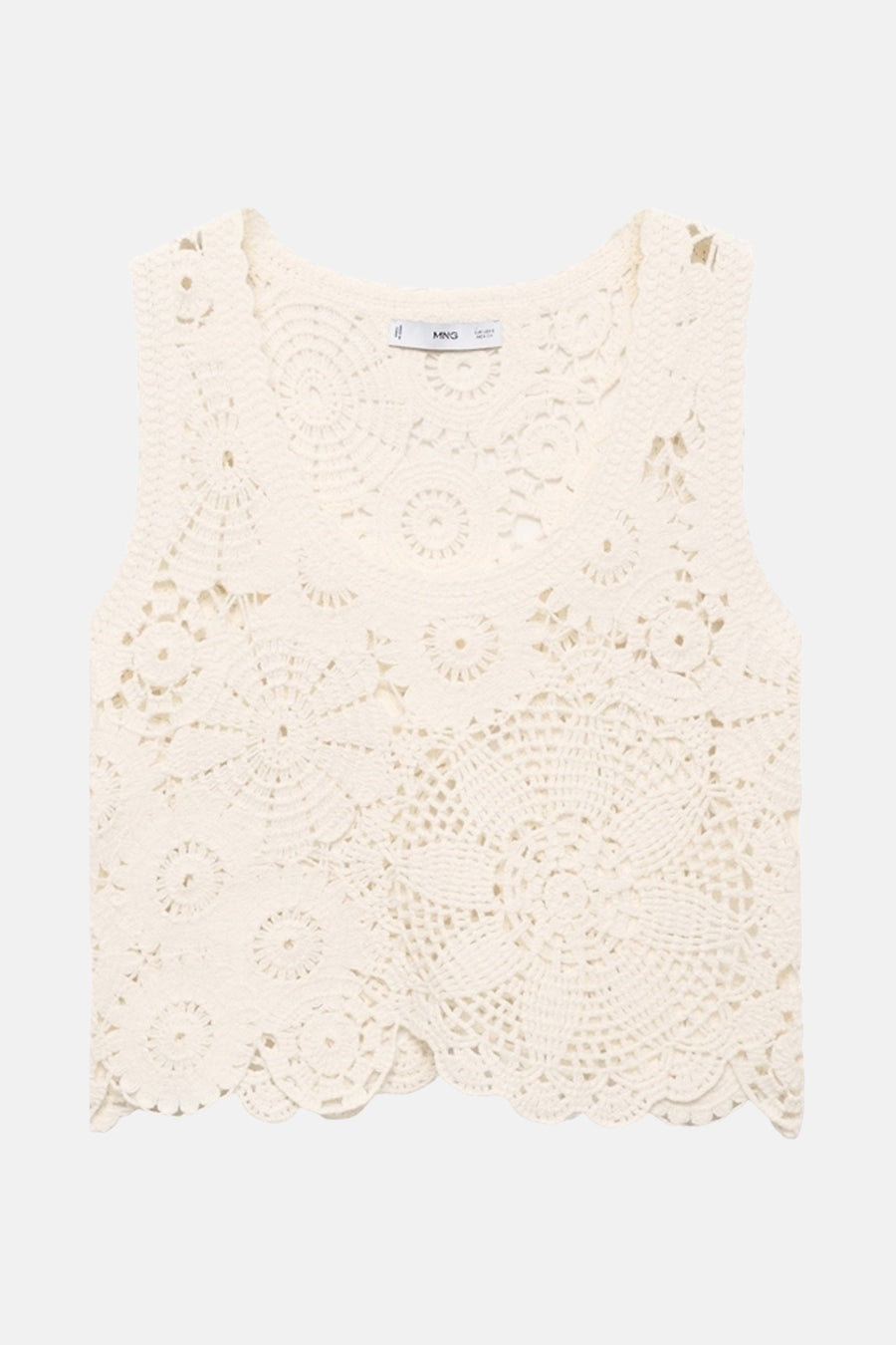 Top - ecru - MANGO