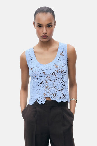 Top - blauw