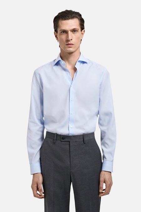 Chemise (manches longues) Bleu - MANGO