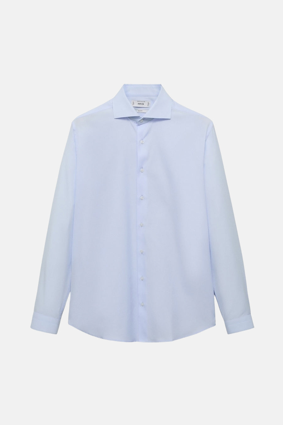 Chemise à manches longues - bleu - MANGO