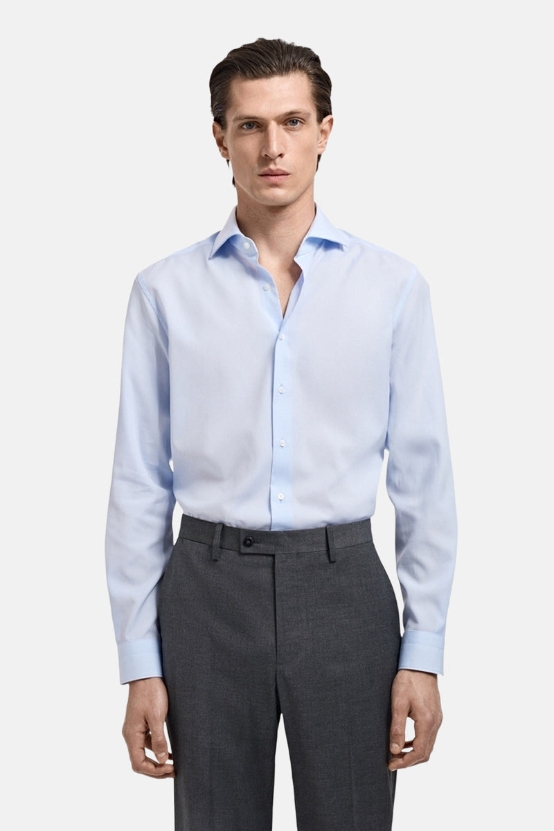 Chemise (manches longues) Bleu - MANGO