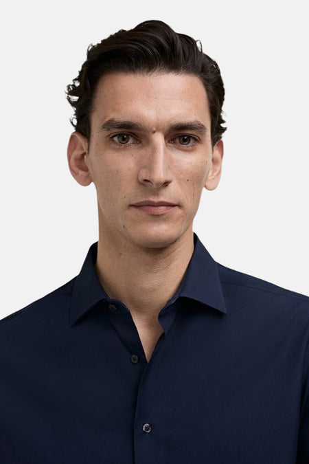 Hemd (lange mouwen) Blauw - MANGO