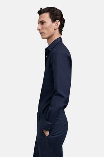 Hemd (lange mouwen) blauw - MANGO - MANGO