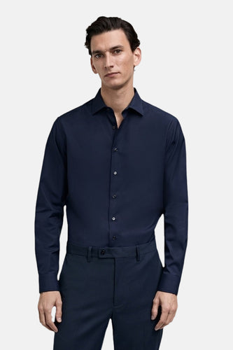 Hemd (lange mouwen) blauw - MANGO - MANGO