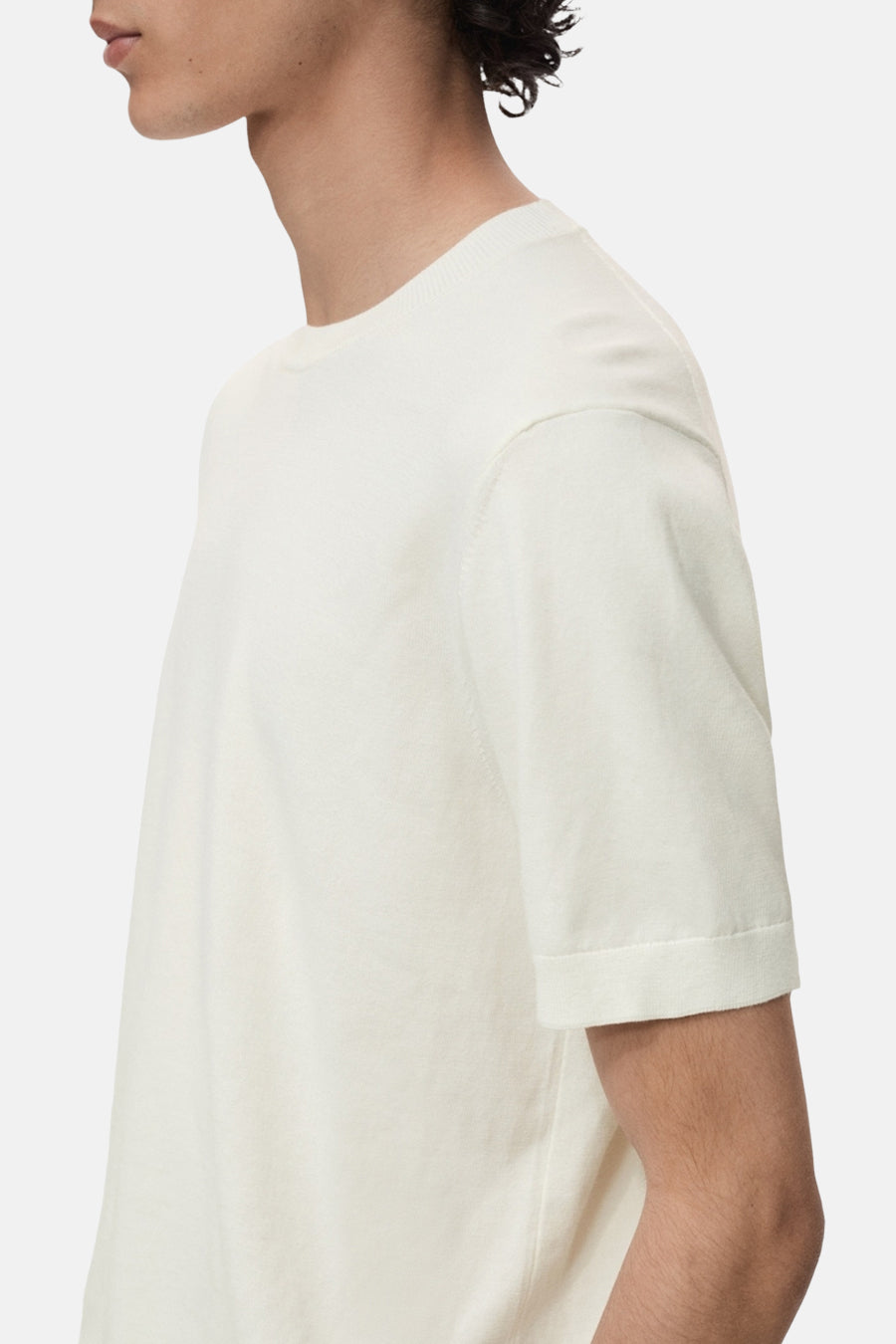 T-shirt à manches courtes - Écru - MANGO