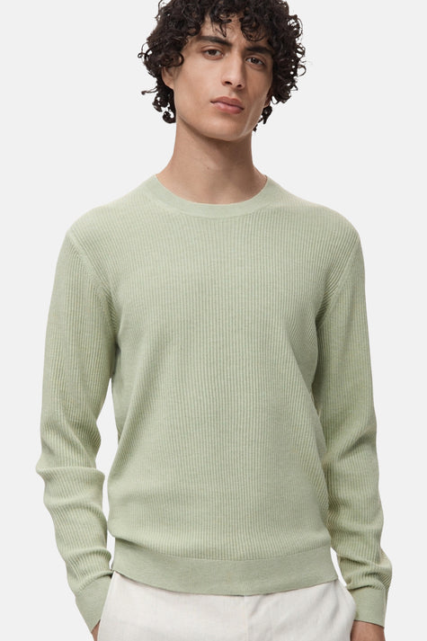 Trui met ronde hals Groen - MANGO