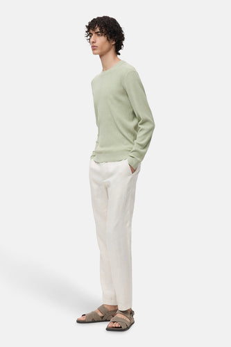 Pull à col rond - vert - MANGO