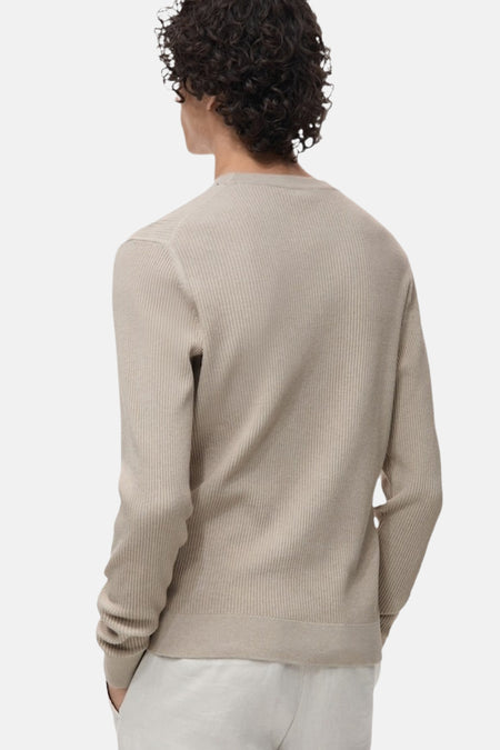 Trui met ronde hals Beige - MANGO