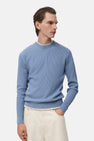 Pull met ronde hals - blauw