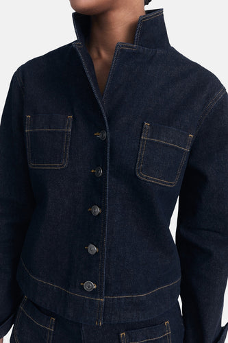 Veste en jean - Dark blue denim
