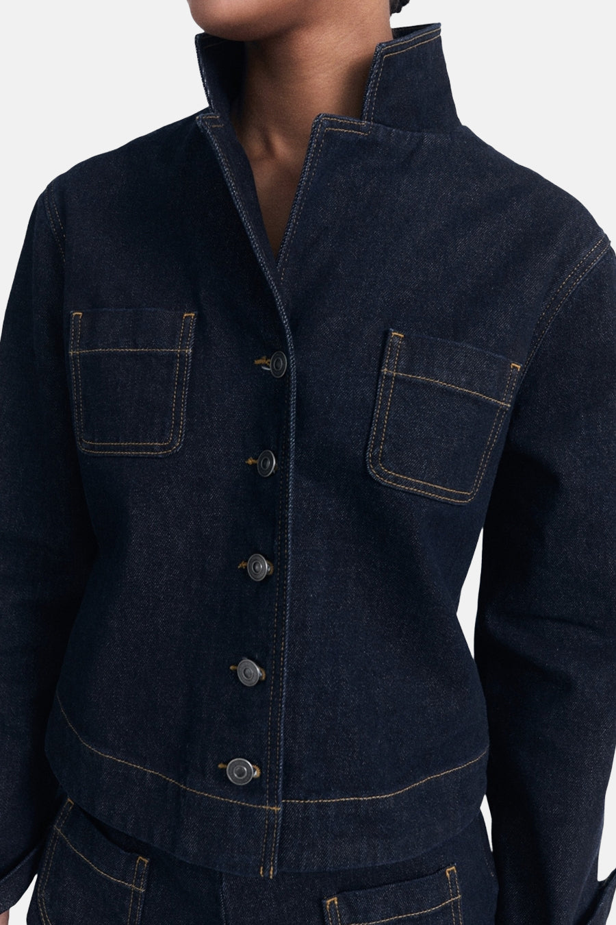 Veste en jean - Dark blue denim - MANGO