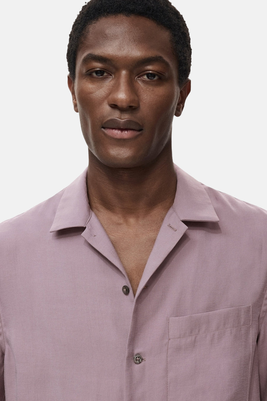 Chemise à manches courtes - violet - MANGO