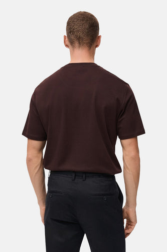 T-shirt met korte mouwen - bordeaux - MANGO - 6