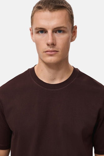 T-shirt met korte mouwen - bordeaux - MANGO - 6